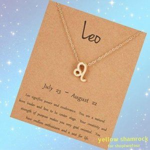 Leo Zodiac Sign Constellation Necklace
